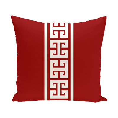 Nautical Nights Geometric Reversible Throw Pillow