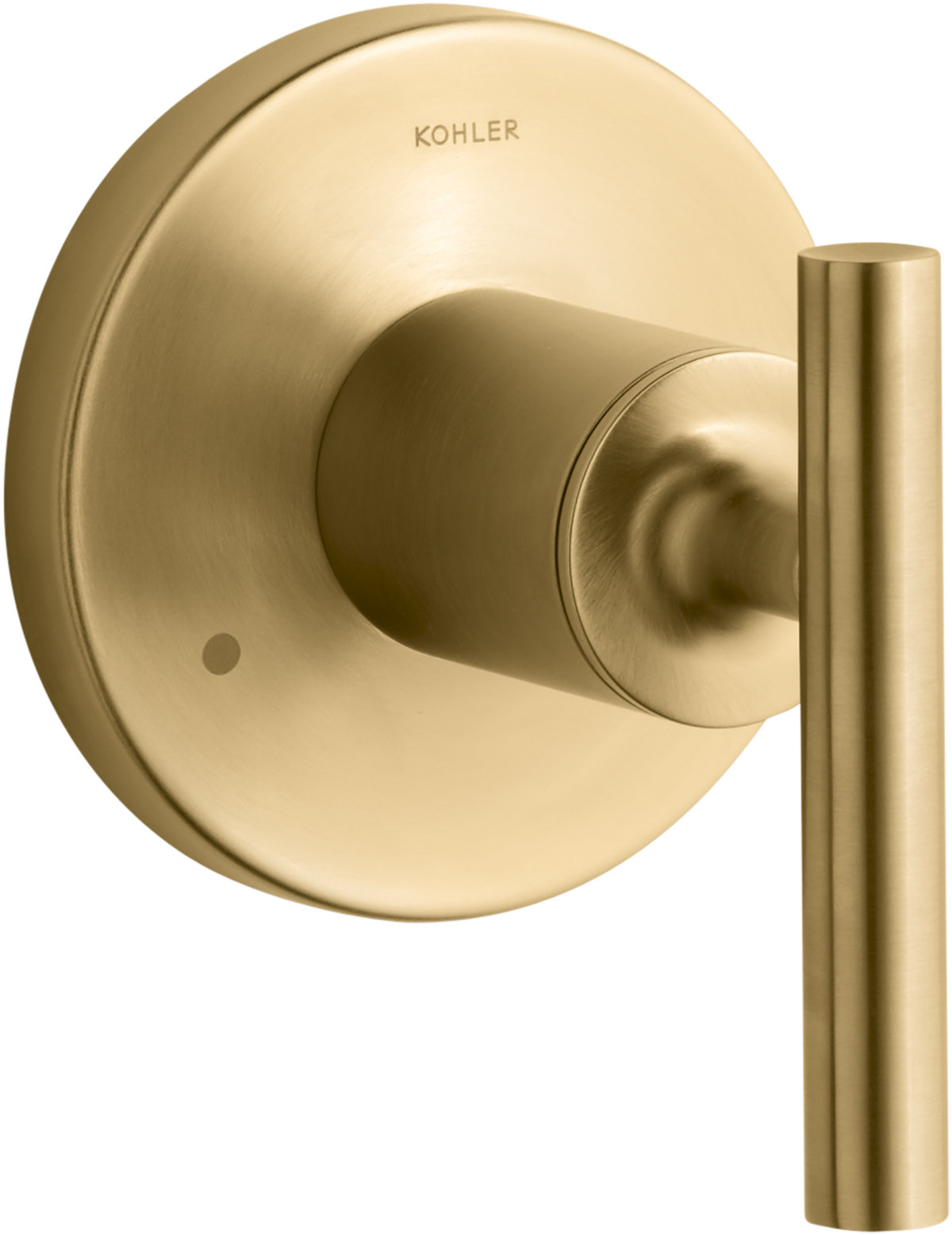 Purist Transfer Valve Trim with Lever Handle, Gold