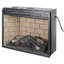 Foyer encastré à infrarouge à quartz - version bûche de bois de 23 po avec conception en brique. Puissance calorifique de 1500W. 5000 / H. Flamme réaliste. 4 options de luminosité. Approuvé UL. Caractéristiques doubles. Écoénergétique.