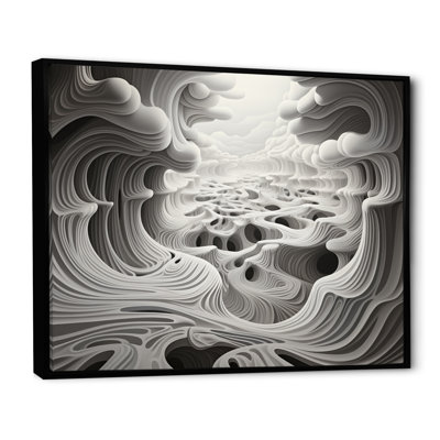 Noir et blanc Opt Monochromes II - impression