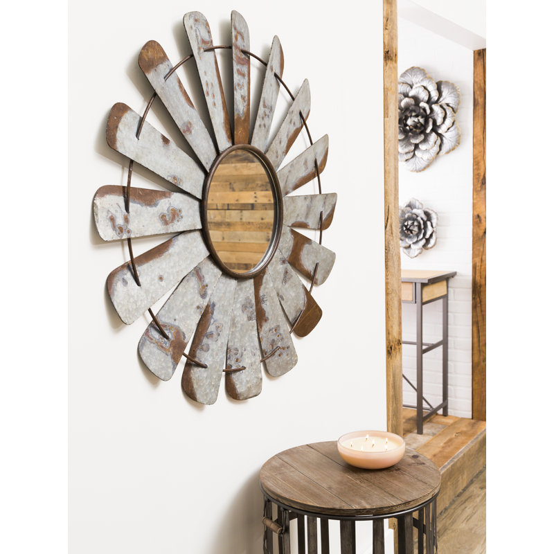 Metal Flat Wall Mirror