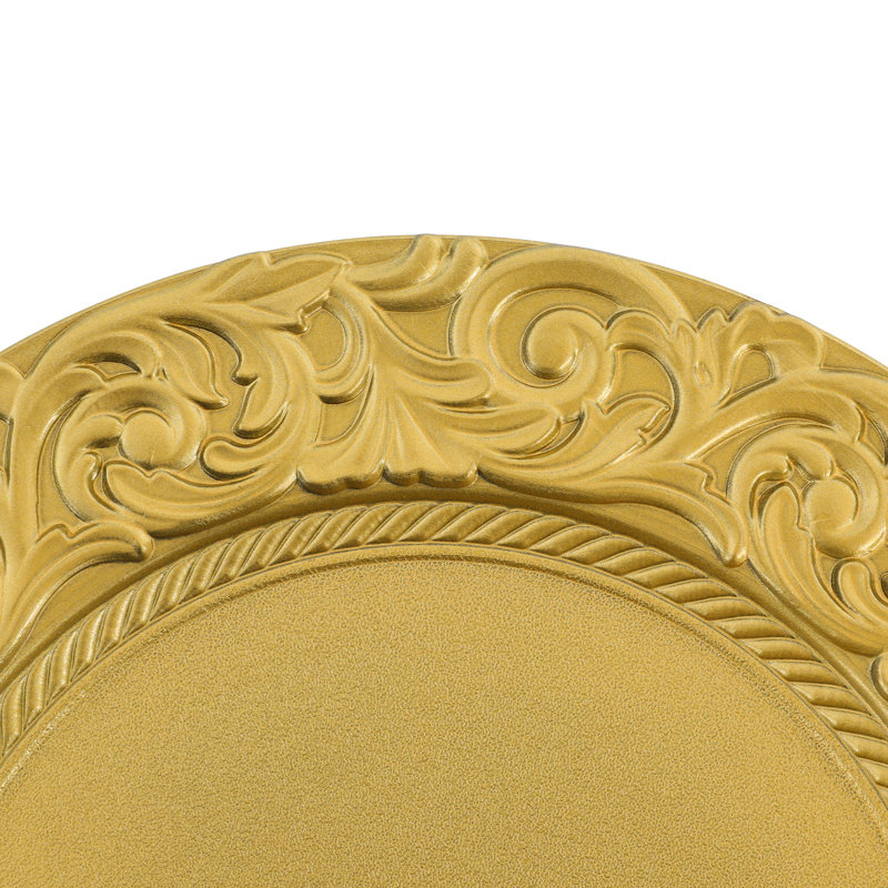 13'' Chargers (Set Of 150), Gold