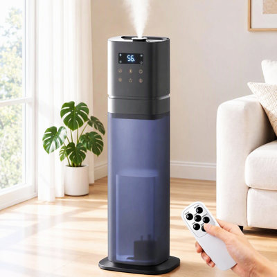 Humidificateur Lacidoll pour grande chambre à coucher Tour brume fraîche avec plateau d'huile essentielle