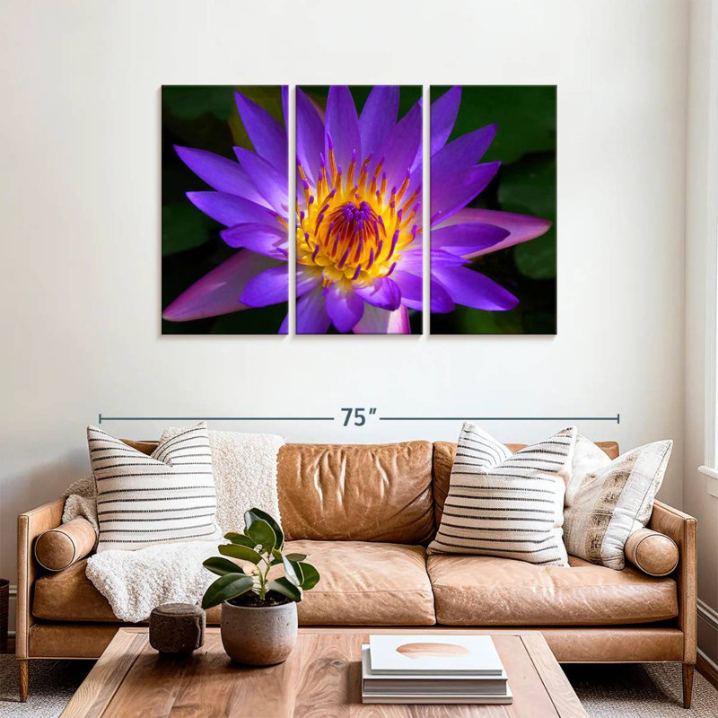 Harnek Hawaiian Water Lily, H 36 po x l 57 po
