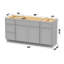 Base de meuble-lavabo simple 60 po seulement-98705855