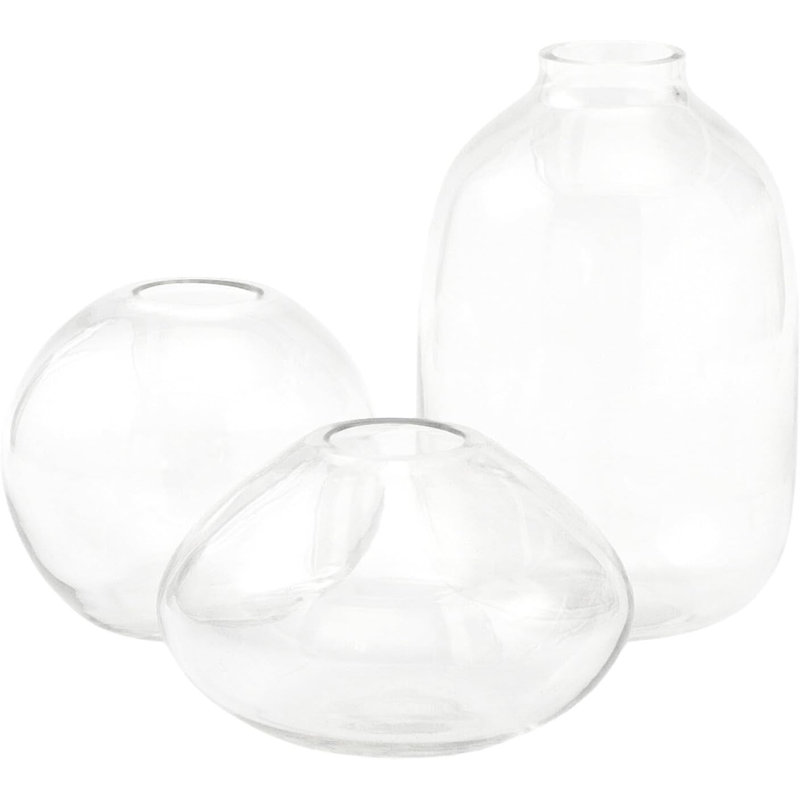 Vase de table en verre Jazlen