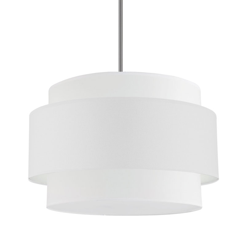 Lustre incandescente 4 lumières Priya, Chrome poli