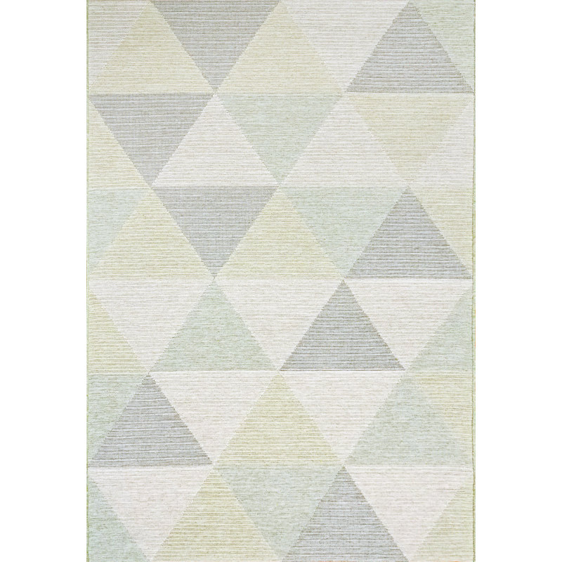 Mori Geometric Indoor / Outdoor Rug, Rectangle 7'10" x 10'10"