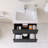 24" Wall Mounted Single Bathroom Vanity With White Integrated Ceramic Top-1462128935