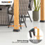 Pavillon de jardin en bois 12 pi x 20 pi Sunjoy, pavillon de jardin extérieur en aluminium à toit rigide, pavillon de jardin en bois avec cadre en cèdre avec toit à 2 niveaux, convient aux patios, à la pelouse et à la cour arrière-97832231-97832230