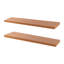 Harbour Housewares - Modern Floating Wall Shelves-79460161-79460162