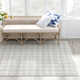 Lavande Plaid Wool Area Rug