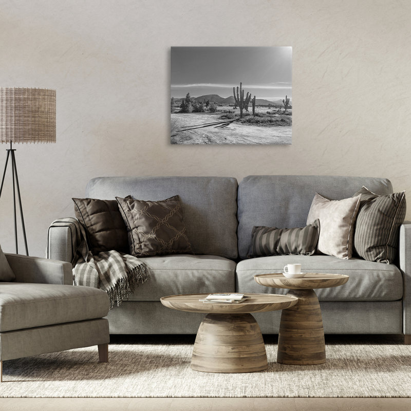 Toile ensoleillée Cactus Valley, design par Norm Stelfox, H 16 po x l 20 po