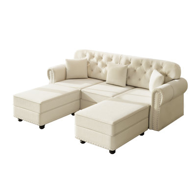 Canapé Chesterfield Mid-Century