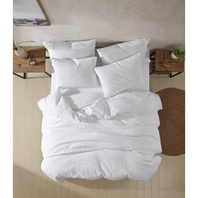 Percale Geometric;Solid Colour Comforter Set