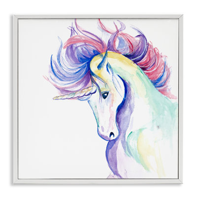 Licorne de Windblown, art de la giclée encadrée par Chelsea Goodrich