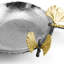 Butterfly Ginkgo Brass and Stainless Steel Oval Spoon Rest