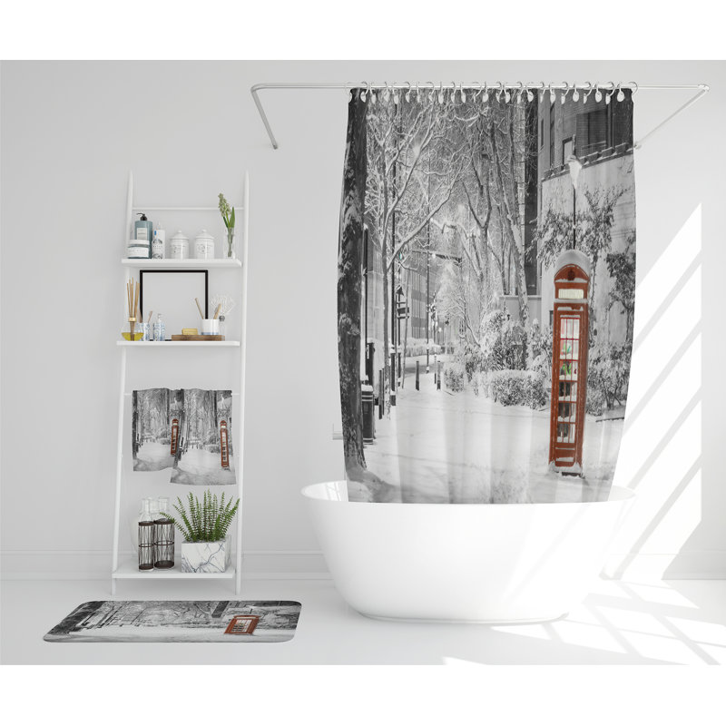 Nashelle Polyester Shower Curtain Set
