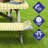 Vinyl Picnic Fited Tableclth Rectangle 3 Pcs 30 X 96 Inch Burgundy-70270254-70270251