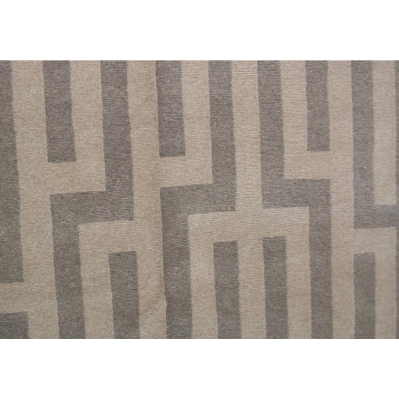 Tapis rectangulaire en laine noué à la main