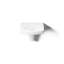 Pinoir® Vitreous China U-Shaped Semi-Pedestal Bathroom Sink with Overflow-10940235-65046038