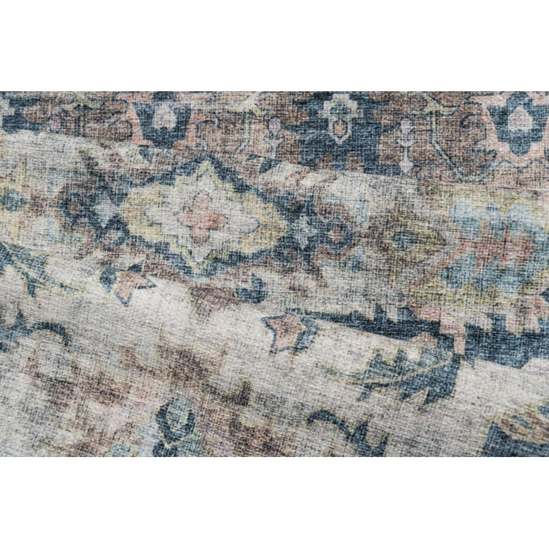 ELISE 3X5 6306-305 WINE/NAVY/TAN, Rectangle 3' x 5'