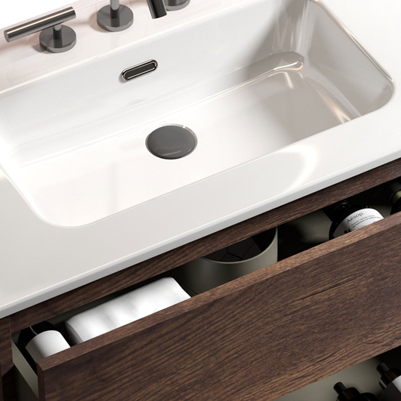Margaruite Wall-Mounted Bathroom Vanity with Sink
