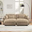 Canapé modulaire moderne Cloud Cloud, canapé d'angle rembourré et confortable avec accoudoirs Blostered, coussin de taille et coussins décoratifs-505105574-505105595