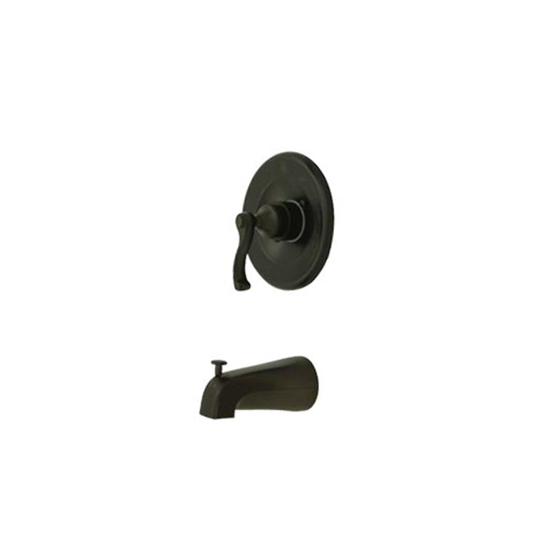 Atlanta Single Handle Wall Mounted Tub Spout, Oil Rubbed Bronze