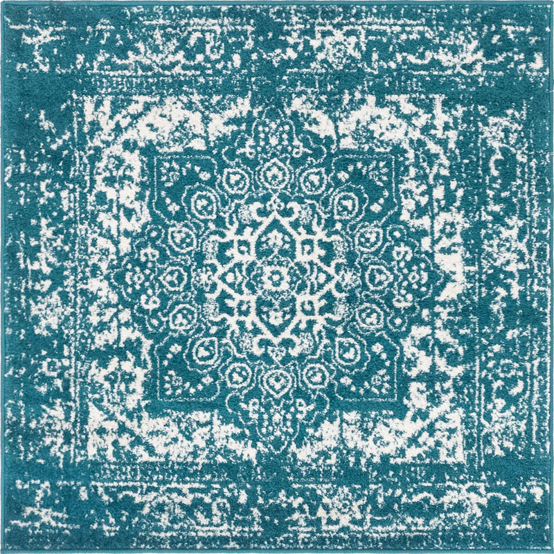 Oriental Area Rug, Square 122cm