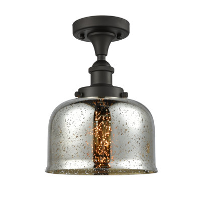 Alixs Glass Semi Flush Mount