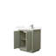 Meuble-lavabo sur pied simple 30 po avec comptoir en quartz-97985686-97985683-92723829