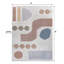 Tapis crème / multicolore Kenye-1464910392