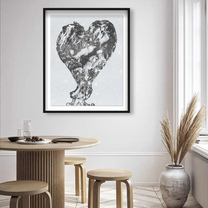 Mercury Love Framed Graphic Art, 37.5"H x 31.5"W, Black Shadowbox