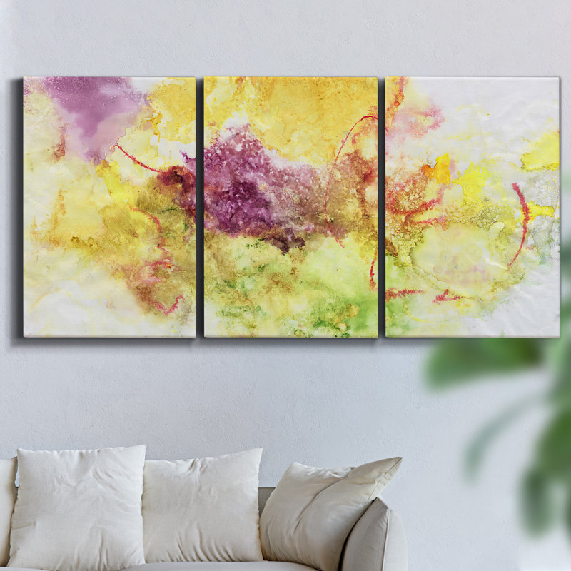 Claude Monet - Toile encadrée multi-pièces, H 60 po x l 120 po x P 2 po