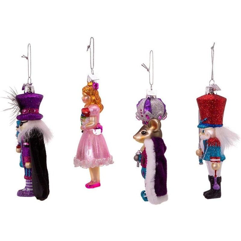 Noble Gems™ 5'' Glass Animals Hanging Figurine Ornament