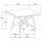 Maxine Brown Square Counter Height Dining Table