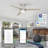 Gearldean 52'' Ceiling Fan with LED Lights-656195156