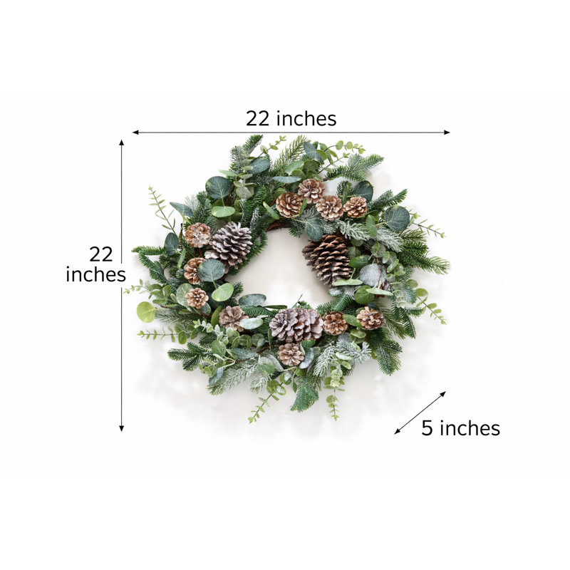 Couronne de Noël 22 po