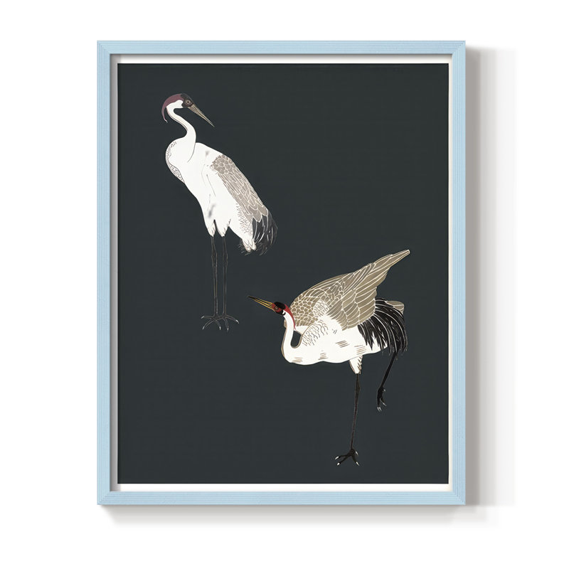 Night Tango II, reproduction encadrée - bois massif, H 21 po x l 17 po, Bleu