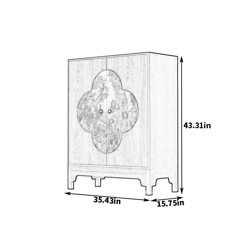 Magnifique buffet tendance, Noyer foncé