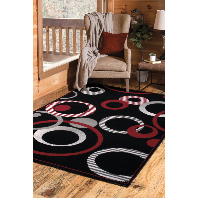Gober Geometric Indoor Rug, Rectangle 7'10" x 10'6"