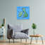 British Isles Animal Map Abstract Contemporary Landscape Nature Wall Art Print 1 Piece Wrapped Canvas Wall Art-394347773