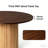 Charleily 47.2'' Solid Wood Round Dining Table-125939341