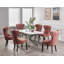 Devries Dining Set | a Dining Table & 6 Person Upholstered Dining Chairs-74212709-74212714-74212710