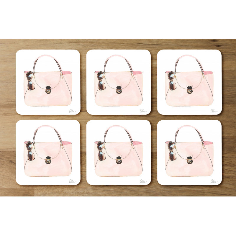 Square 6 Piece Coaster Set