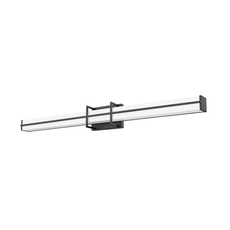 Éclairage pour meuble-lavabo Klowie, Noir mat