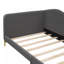 Lit de jour simple tapissier avec tête de lit et accoudoirs, pieds de support, gris-1640277324-1640277323