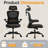 Lidwien Ergonomic Breathable Mesh Office Chair with Adjustable Headrest and Flip-Up Arms-1520254156