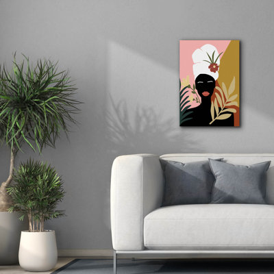  «Black Lives Matter-Tropical Woman» par Sabrina Balbuena, art mural sur toile, 18 po x 26 po